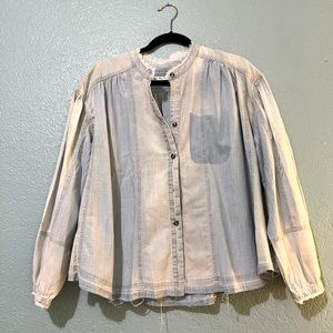 We the free, light weight oversized denim S